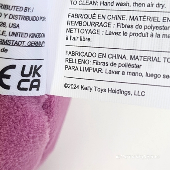 🎁 GAVE AS DONATION 🎄 SHANTRICE 🦌 Purple  Reindeer Christmas 2024 Squishmallow - Picture 7 of 8